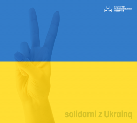 Solidarni z Ukrainą plakat