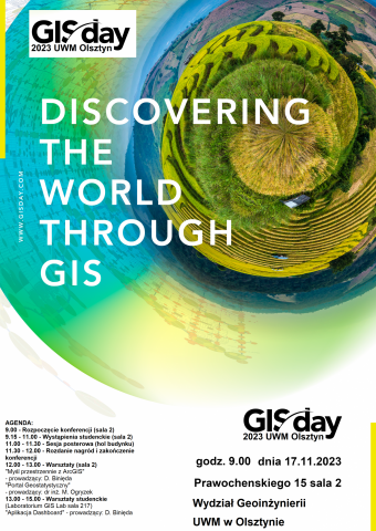 zaproszenie na Konferencję GIS Day 2023