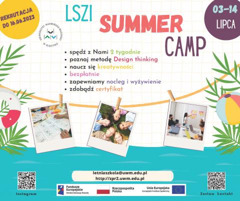 Summer camp LSZI 2023 - rekrutacja do 16 czerwca 2023 r.
