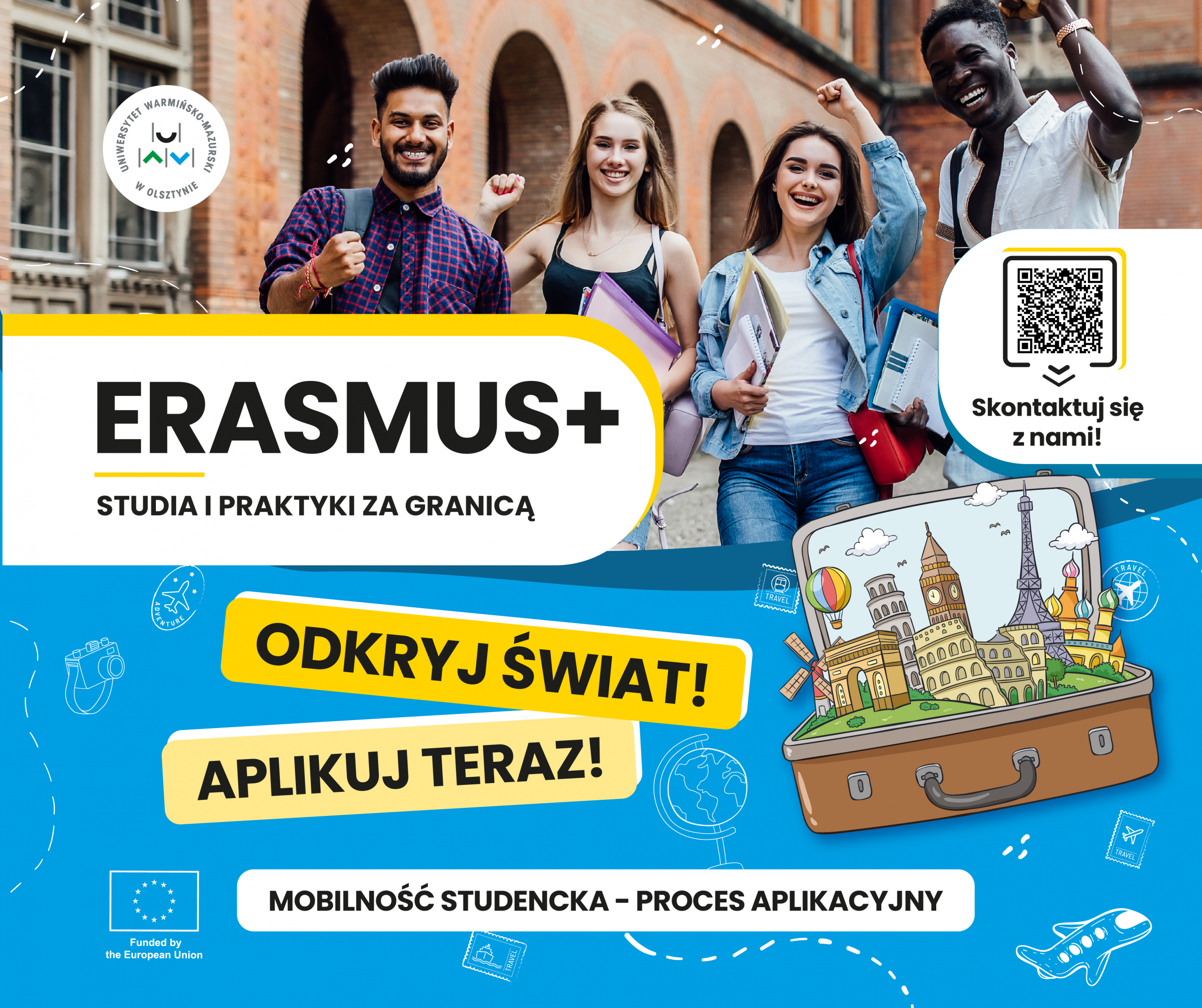 Grafika ilustracja dot rekrutacji