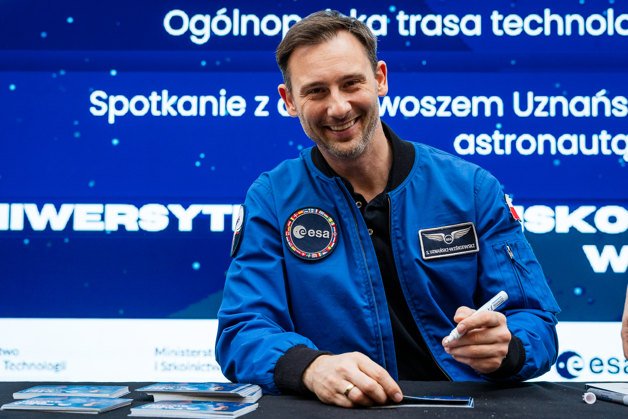 Dr inż. Sławosz Uznański-Wiśniewski gościł na UWM