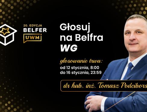 grafika promocyjna - plebiscyt belfer UWM 