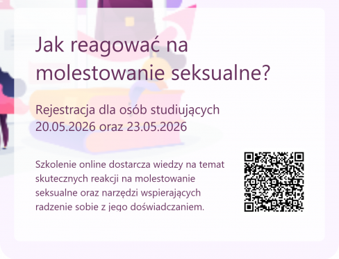 zaporoszenie na Szkolenie pn. „Jak reagować na molestowanie seksualne 