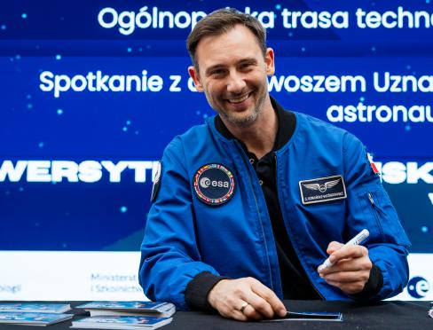 Dr inż. Sławosz Uznański-Wiśniewski gościł na UWM